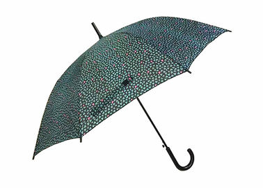 Duurzaamheid de Paraplumanier Gedrukt Zwart Kader van de 23 Duim Auto Open Stok