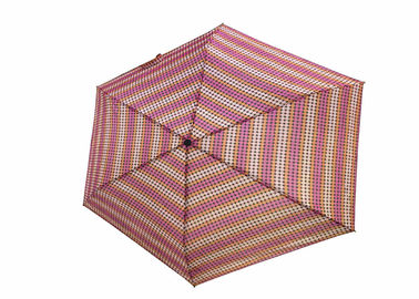 De roze Super Mini Draagbare Hand Open Bestand Wind van de Punt Vouwbare Paraplu