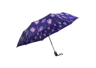 De Vouwen weg Paraplu van de serigrafiedruk, Lichtgewicht Vouwende Paraplu