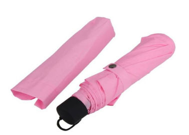 Metaalschacht Dame Pink 3 Vouwbaar Kader 21 Duim 8 van de Parapluglasvezel Ribben
