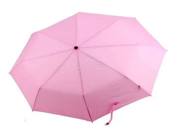 Metaalschacht Dame Pink 3 Vouwbaar Kader 21 Duim 8 van de Parapluglasvezel Ribben