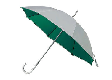 Rechte Uv de Beschermings Open Diameter 100103cm van de Aluminiumzilver Met een laag bedekte Paraplu
