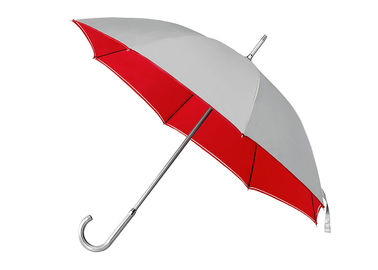 Rechte Uv de Beschermings Open Diameter 100103cm van de Aluminiumzilver Met een laag bedekte Paraplu