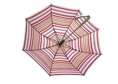 Kleurrijke de Regenparaplu van Aluminium Gestreepte Jonge geitjes, Draagbare Paraplu voor Regen en Wind