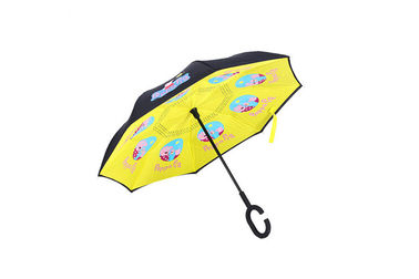 De kinderen keren Omgekeerde van de de Kunst Digitale Druk van het Paraplubeeldverhaal Hand Dicht om