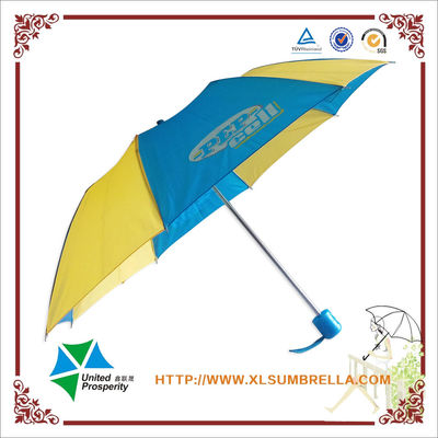 Waterdichte Wind Vouwende Paraplu met 8mm Metaalschacht