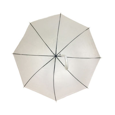 J Transparante POE van het Vorm Plastic Handvat Paraplu