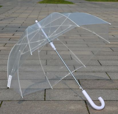 Waterdicht j-Handvat 8mm Transparante de Regenparaplu van de Metaalschacht