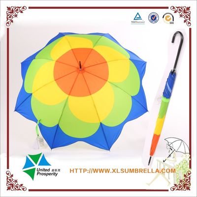 Paraplu's van het het handvat de Rechte Windgolf van BSCI J