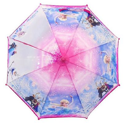Disney die POE Jonge geitjes Compacte Paraplu met j-Handvat drukken