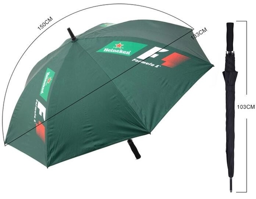130cm Hand Open EVA Handle Fiberglass Ribs Umbrella