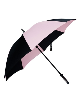 Het hand Open Windontwerp van de Parapluvrouwen van het Pongézijde Rechte Handvat