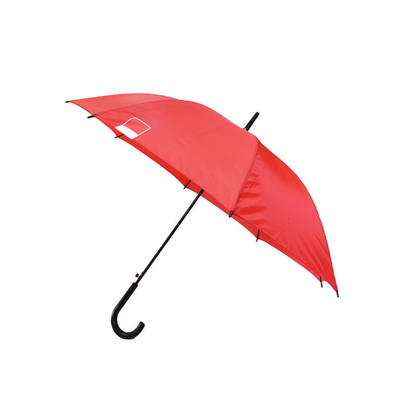 RPET-Pongézijdedouane Logo Umbrella Diameter 105CM met Plastic j-Handvat