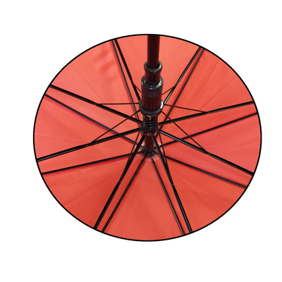 RPET-Pongézijdedouane Logo Umbrella Diameter 105CM met Plastic j-Handvat