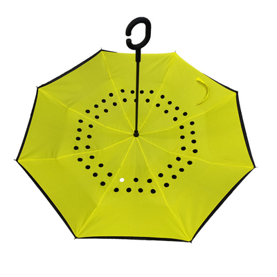 De Bovenkant van de polyester190t C Haak - onderaan Omgekeerde Paraplu