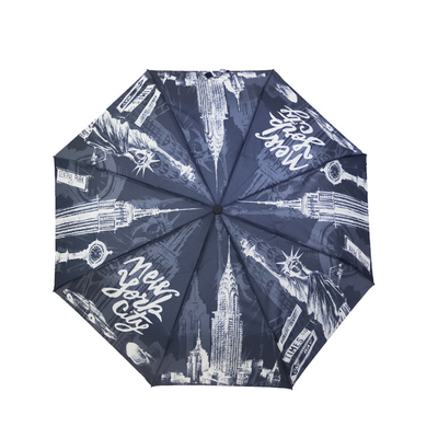 Digitale Vouwende de Parapluoem van de Druk21inch Pongézijde 190T 3