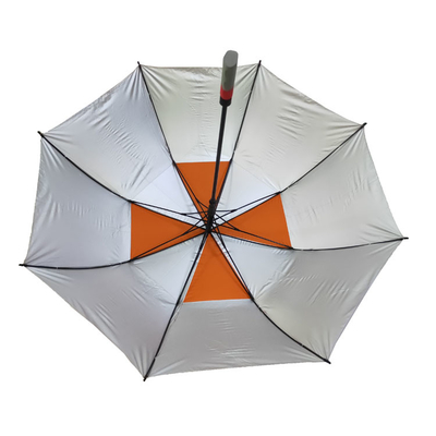 Dubbele de Parapluopening van het Lagengolf Sterk met Logo Prints