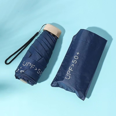 Ultra Low Light Draagbare 5 Opvouwbare Paraplu Sunblock UV Small Pocket Paraplu