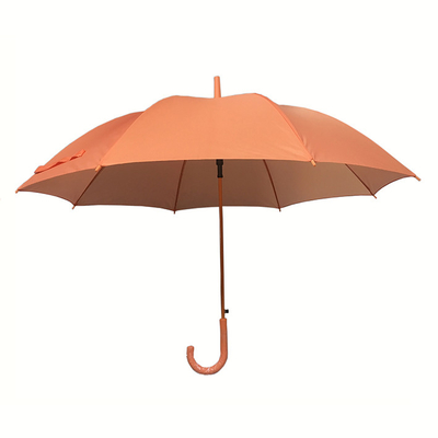 De passende van de de Parapluglasvezel van het Kleuren Oranje Lange Compacte Golf Schacht en de Ribben