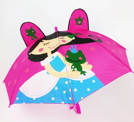Gepersonaliseerde van het de Paraplu 3D Dierlijke Patroon van Jongensmeisjes van het Karton Leuke Dierlijke jonge geitjes de kinderenparaplu