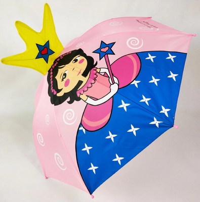 Gepersonaliseerde van het de Paraplu 3D Dierlijke Patroon van Jongensmeisjes van het Karton Leuke Dierlijke jonge geitjes de kinderenparaplu