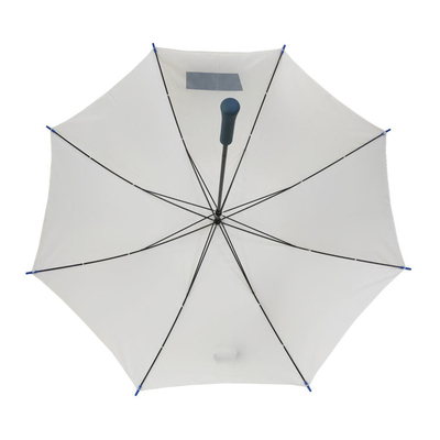Auto open Metalen raam paraplu Wit Kleur 23 inch