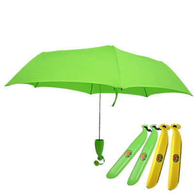 19 inch 6K Triple Folding licht en gemakkelijk te dragen Banana paraplu