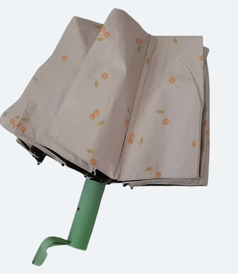 UPF 50 Auto Open / Close Pongee UV Beach Paraplu 23 inch 12 ribs Sterk Winddicht