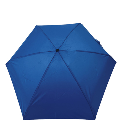 6 ribben Super Mini vouwcapsule paraplu met logo Groothandel met koffer
