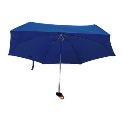 6 ribben Super Mini vouwcapsule paraplu met logo Groothandel met koffer