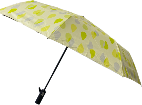 3 Klappend digitaal printen Zwarte UV-jas 190t Pongee Winddicht Regenparaplu