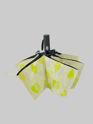 3 Klappend digitaal printen Zwarte UV-jas 190t Pongee Winddicht Regenparaplu