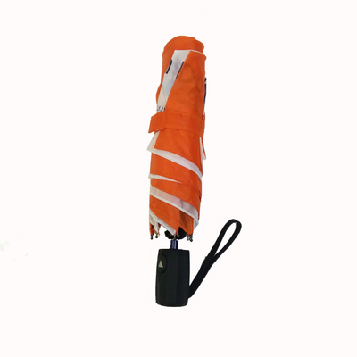 Compact 3-voudig automatisch open handmatig sluiten paraplu met polyesterstof
