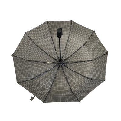 Automatische drievoudige reisparaplu met verbeterde duurzaamheid van metalen as en glasvezel frame