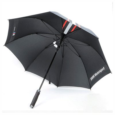 Gepersonaliseerde auto golf paraplu's met EVA handvat, nylon band.