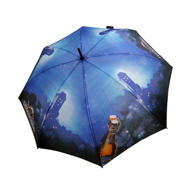 Gepersonaliseerde glasvezel frame Gepersonaliseerde digitale afdruk Golf paraplu's 30 inch