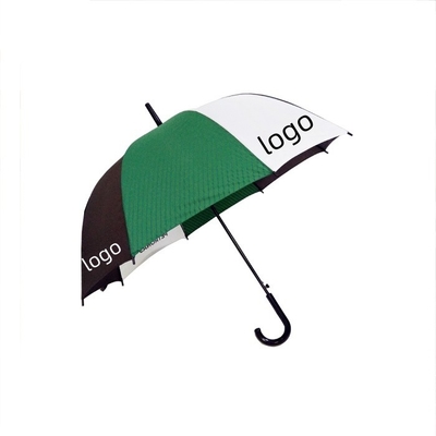 27 inch x8k Zwart Matt Glasvezel Frame Golf Paraplu Reclame Paraplu Kleur Naad Logo Op maat