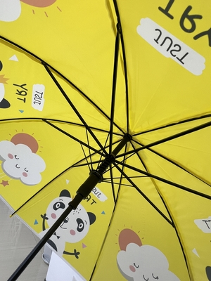 2025 New Design OEM 19 Inche Dome Katoen En Dieren Super Waterdicht Kinderparaplu POE PVC