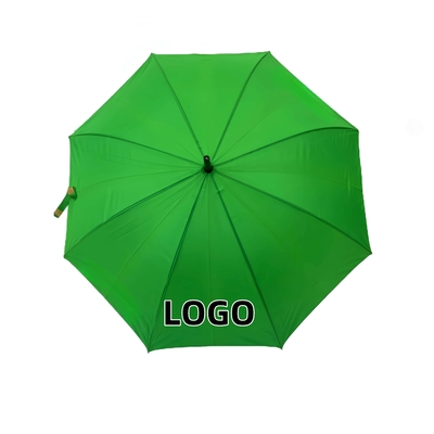 Metalen glasvezel frame 23 inch rechte paraplu's 190T Pongee stof materiaal inbegrepen