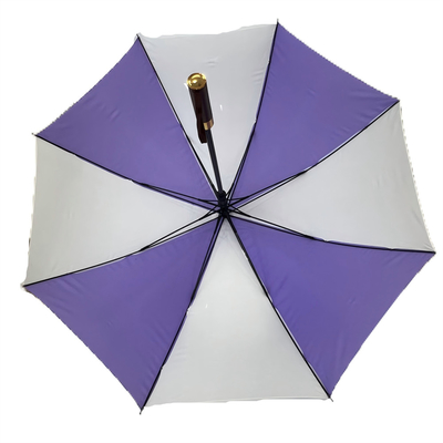 27 inch 190T Pongee stof Super Windproof Golf paraplu's met glasvezel frame en EVA handvat