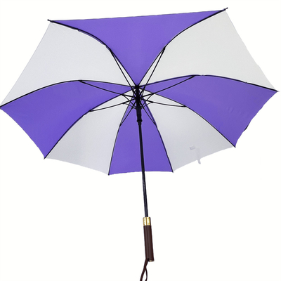 27 inch 190T Pongee stof Super Windproof Golf paraplu's met glasvezel frame en EVA handvat