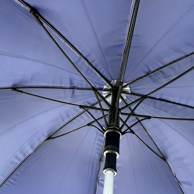 23 inch super winddicht en lichtgewicht aluminium paraplu met 210 ton Pongee stof 8 ribben en 104 cm open diameter