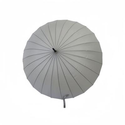 23 inch super winddichte houten paraplu met 190 ton Pongee stof 24 ribben en 104 cm open diameter
