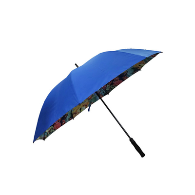Metalen / glasvezel frame Corporate Branded Golf paraplu's met automatische open en handmatige sluiting prestaties