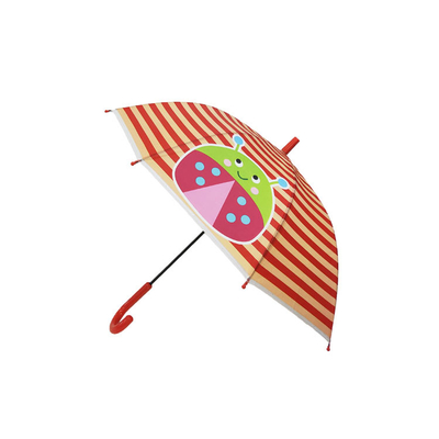 Gepersonaliseerd tekenfilmontwerp Kinderen Compact Paraplu POE Stof Insect Printing