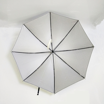 Chome geplatte staal schacht kinderen compacte paraplu met aangepast pakket en 90cm open diameter