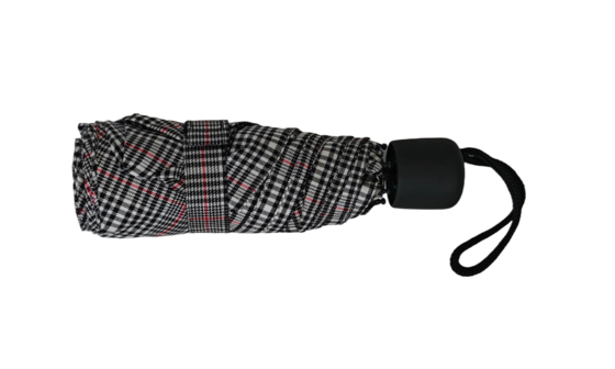 5-voudige compacte golfparaplu 19 inch winddicht waterdicht 6 panelen