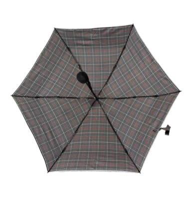 5-voudige compacte golfparaplu 19 inch winddicht waterdicht 6 panelen