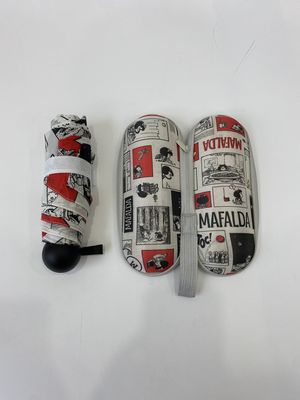 19 Inches Ultra-Compact 5-Fold Umbrella with Rugged EVA Case for Superior Weather Protection