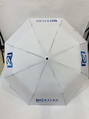 Houten paraplu 23 inch lichtgewicht 3-vouw paraplu